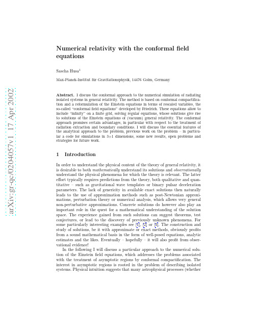 Numerical relativity with the conformal field equations