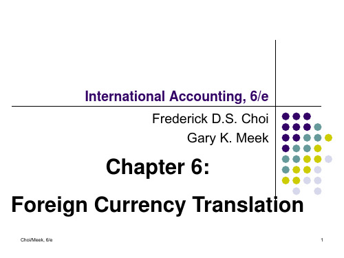 国际会计学第六版chapter_6