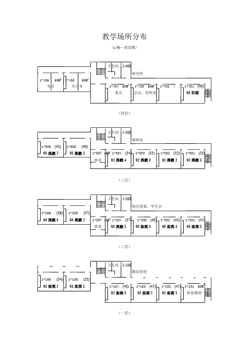 同文区教学楼示意图20140605