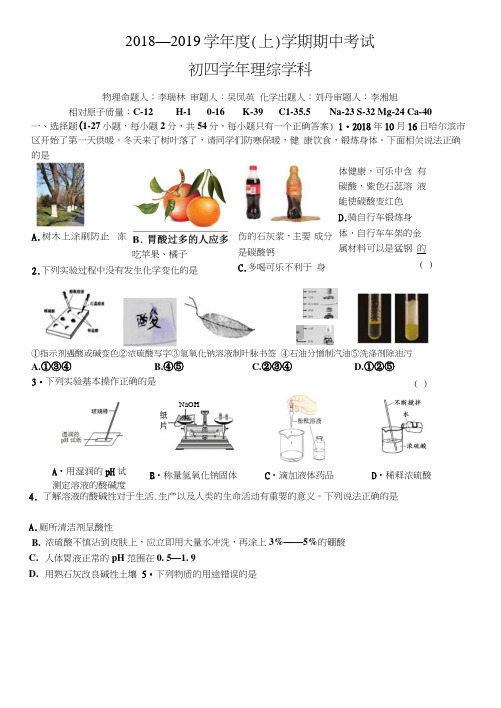 69中2018-2019年期中考试综合考试试卷.docx