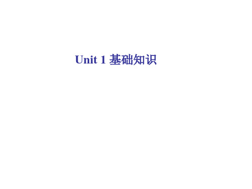 2019牛津译林版英语七年级上册Unit 1 早读20分钟读背材料(共24张PPT)