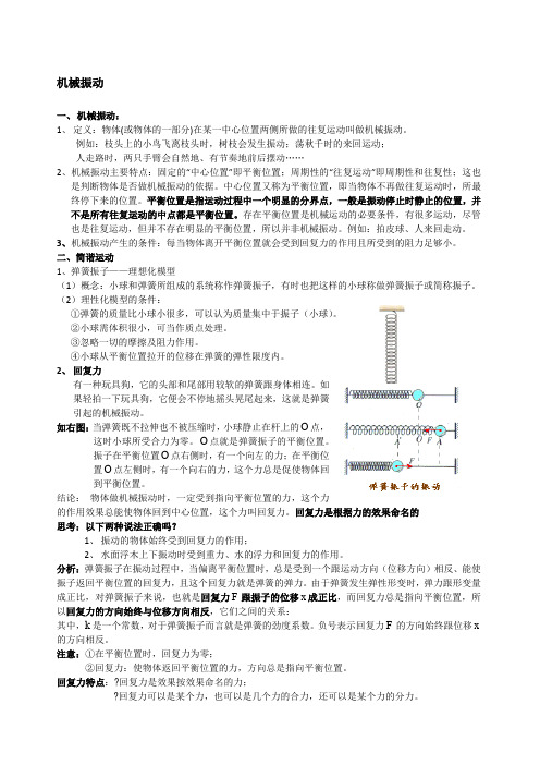 上海高中物理机械振动