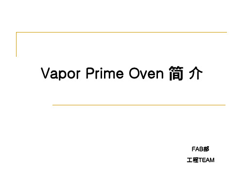 VAPOR PRIME OVEN