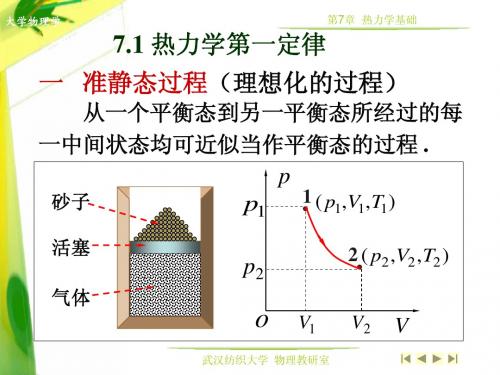 7.1 热力学第一定律