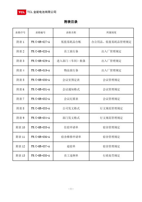 行政管理制度附表(DOC)