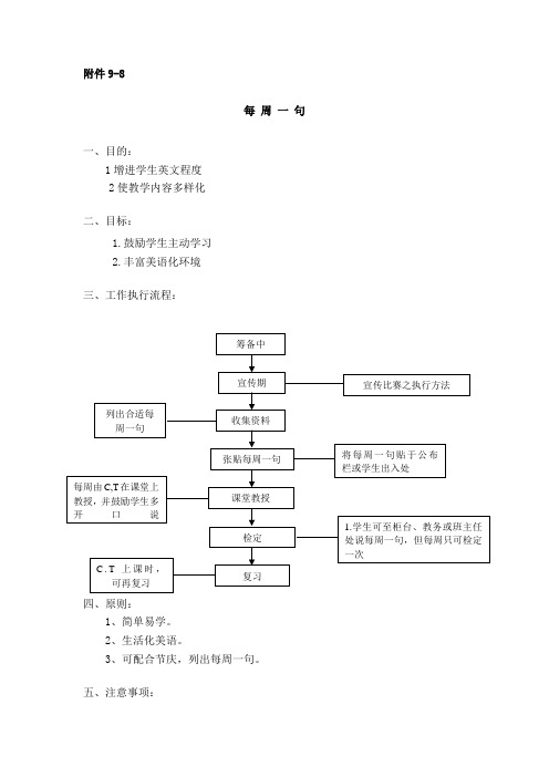 9-8 每周一句