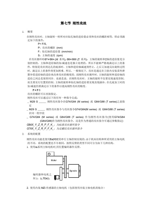 第七节 刚性攻丝