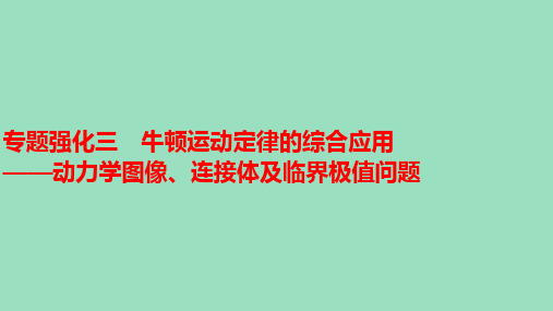 新教材高中物理精品课件 牛顿运动定律的综合应用——动力学图像、连接体及临界极值问题