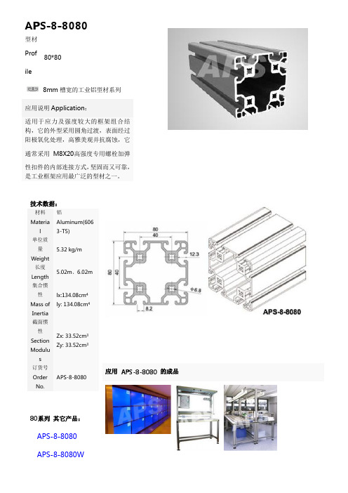 8080工业铝型材