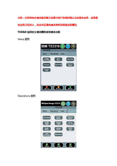 IBM带库清洗驱动器方法