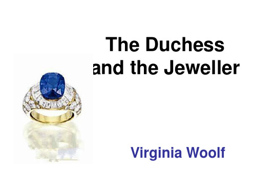 现代大学英语阅读四 4.The Duchess and the Jeweller