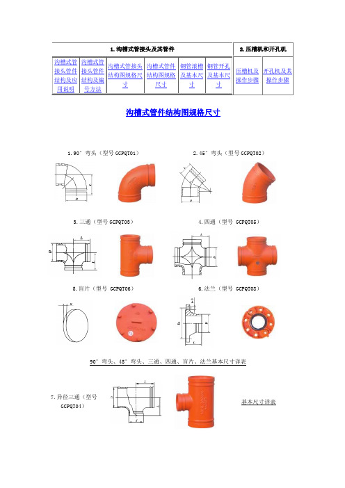 钩槽管件