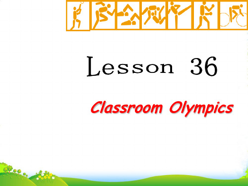 冀教版八年级英语下册Unit6 Lesson 36课课件