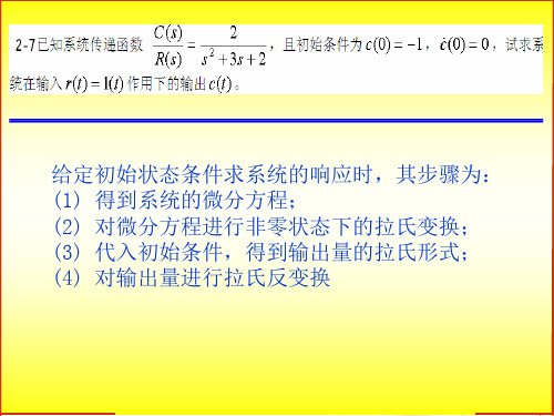 系统的单位阶跃响应为试求系统的传递函数和脉冲响应