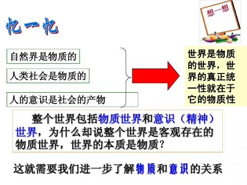 5.1高二政治意识的本质公开课课件