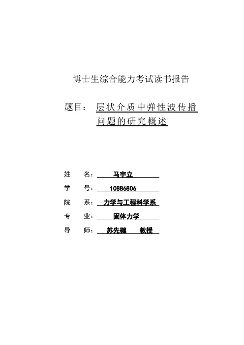 层状弹性介质波