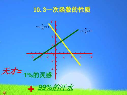 青岛版八年级数学下册第十章《10.3 一次函数的性质》公开课课件(46页)