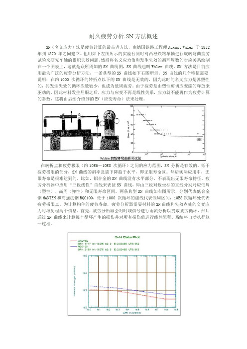 耐久疲劳分析SN方法概述