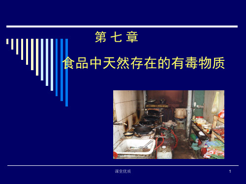 第七章 食品中天然存在的有毒物质[详版课资]