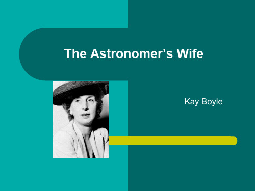 The Astronomer’s Wife