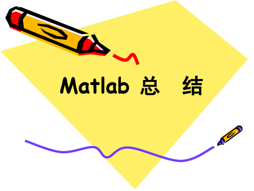 MATLAB总结.ppt