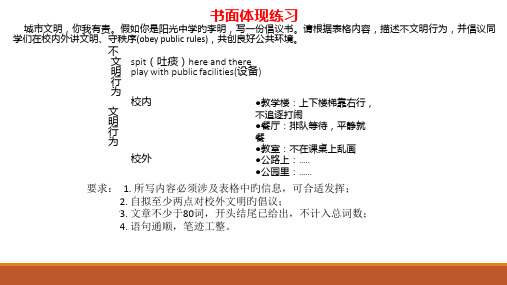 中考英语作文省名师优质课赛课获奖课件市赛课一等奖课件