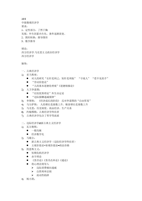 微观经济学消费者理论：偏好、效用、收入约束、无差异曲线、弹性