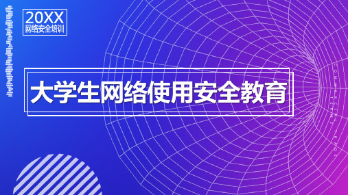 大学生网络安全教育PPT