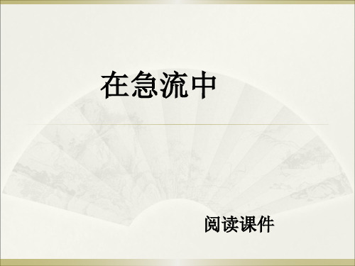 西师大版六年级上册语文阅读《11.在急流中》课件