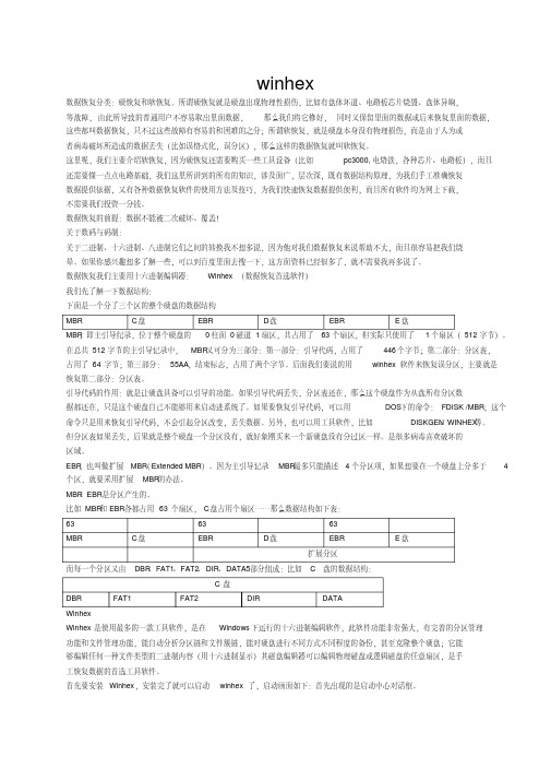 winhex数据恢复完整图文教程