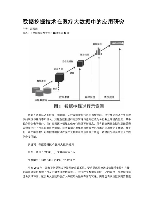 数据挖掘技术在医疗大数据中的应用研究