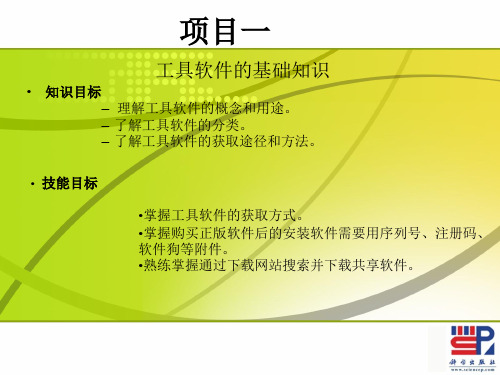 计算机常用工具软件完整版课件全套ppt教学教程最全整套电子讲义幻灯片(最新)