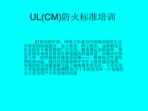 UL防火标准.ppt1