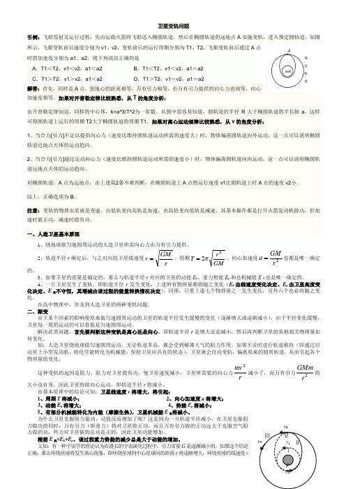 高中物理天体运动热点难点重点卫星变轨问题深度解析(包教会)