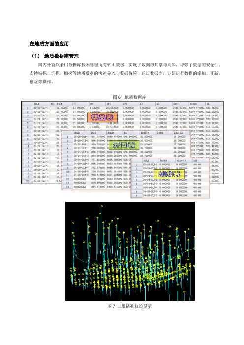 迪迈三维数字矿山软件在地质方面与测量的应用