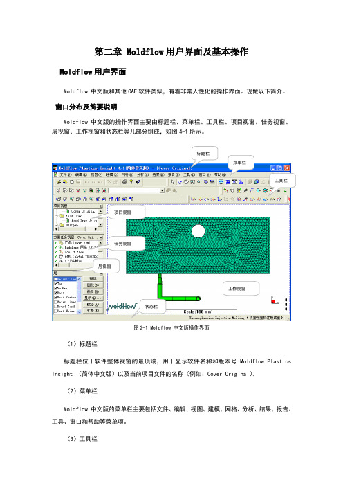 Moldflow用户界面及基本操作