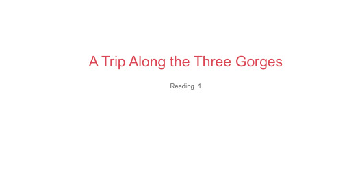 外研版英语 必修四Module 5 A Trip Along the Three Gorges  R1(共15张ppt)