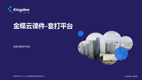 金蝶云K3 Cloud BOS——套打平台