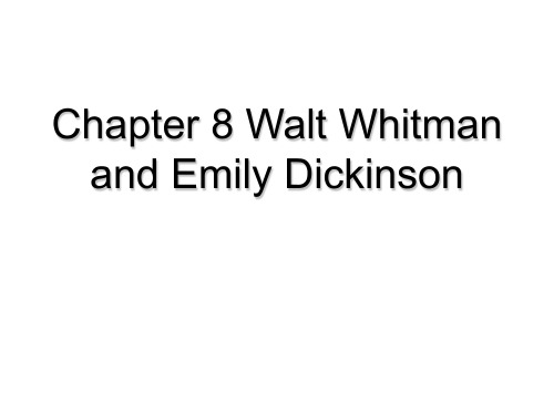 Chapter6WaltWhitman