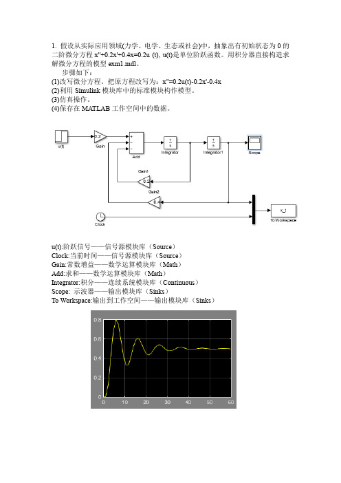 simulink建模与仿真