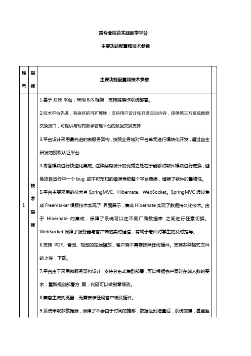 跨专业综合实践教学平台