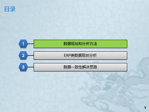 广东移动SOAERP类数据唯一性和一致性整合思路