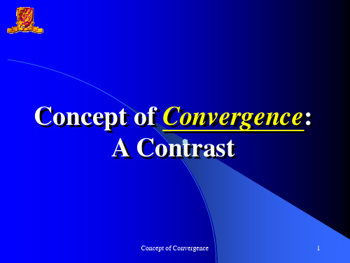 Convergence