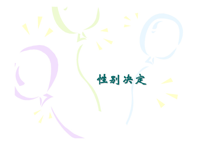 性别决定