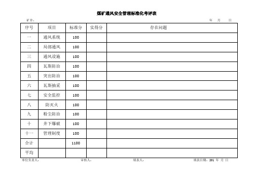 新通风标准化