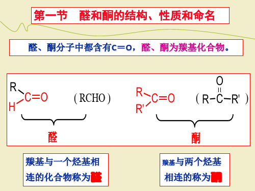 醛酮的结构命名