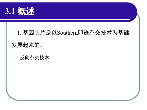 基因芯片的制作方法