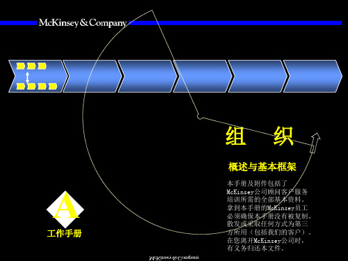 麦肯锡—组织咨询培训手册-46页PPT资料