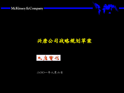 某咨询财务管理知识规划模板及战略管理规划