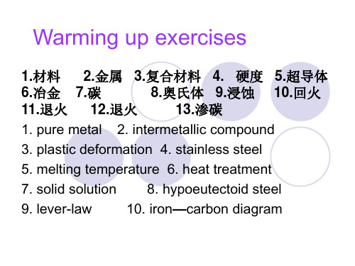 机械专业英语课件